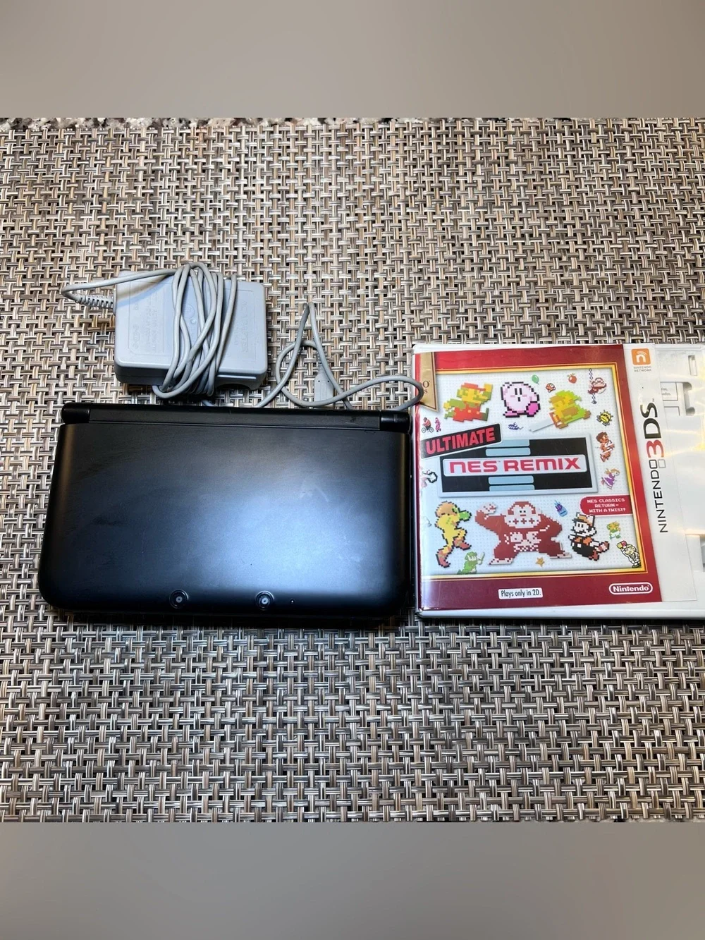 Nintendo 3DS XL Handheld Console in Black with Ultimate NES Remix